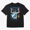 The King Leo Messi Legend Oversized T-Shirt Honor the FIFA World Cup 2026 Journey through Messi, CR7 and Mbappe Highlights, Brazil, Portugal and Argentina Pride, Football Festival Excitement, Trophy Ambitions, Country Rivalries and Star Player