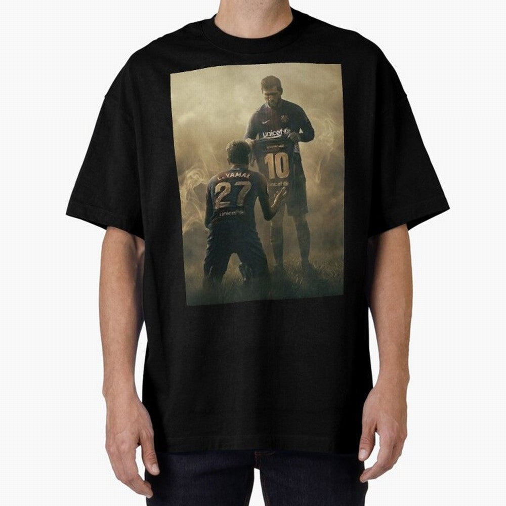 messi giving kamin yamal his shirt iconic design Classic T-Shirt Show Championship Spirit for Match Day Hype around FIFA World Cup 2026 USA Canada Mexico, Haaland, Argentina, France and Brazil, Supporter Pride, Iconic Celebrations, Legendary Names