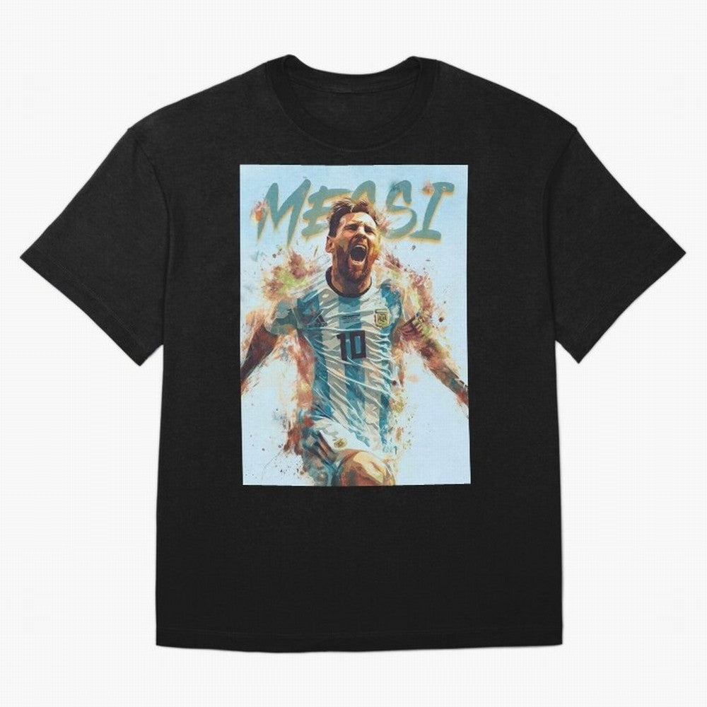 MiaMessi Premium Oversized T-Shirt Bring Home FIFA World Cup 2026 for Fans of Messi, CR7 and Mbappe and France and Portugal, Bringing Worldwide Fan Energy, Dramatic Goals, Stadium Lights and Championship Celebrations; Ideal for Fans Who Follow