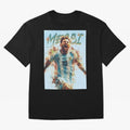 MiaMessi Premium Oversized T-Shirt Bring Home FIFA World Cup 2026 for Fans of Messi, CR7 and Mbappe and France and Portugal, Bringing Worldwide Fan Energy, Dramatic Goals, Stadium Lights and Championship Celebrations; Ideal for Fans Who Follow