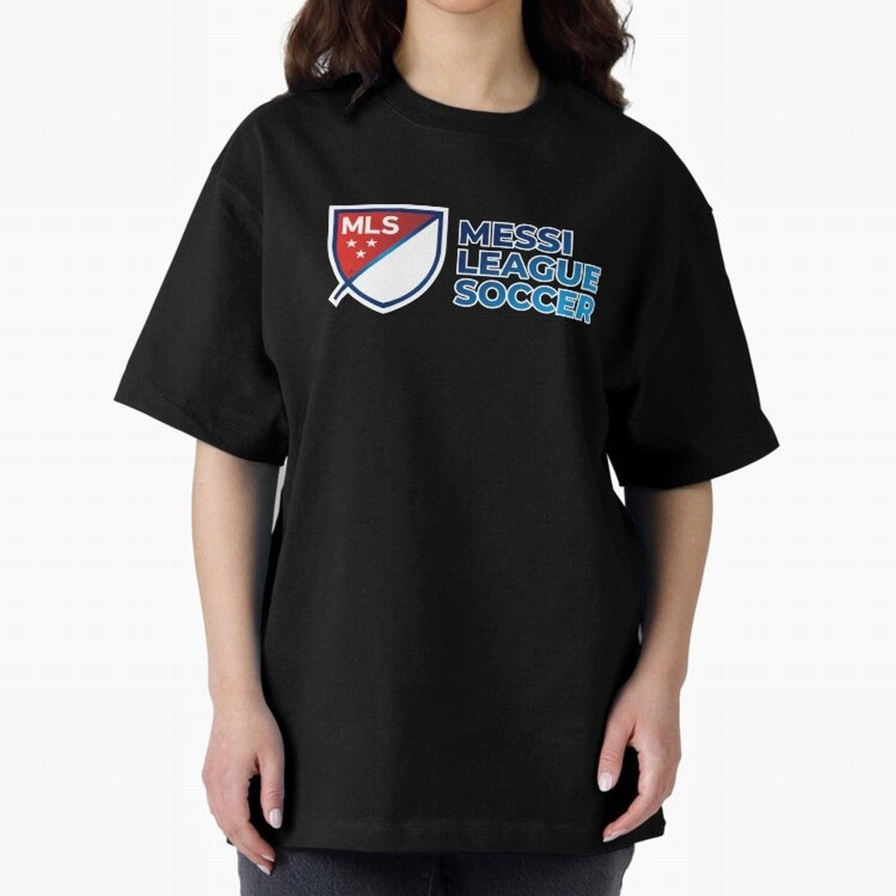MLS Messi League Soccer Oversized T-Shirt Join Supporters Worldwide for FIFA World Cup 2026 Group Stage Capturing Messi, Neymar and Mbappe, England and Germany Energy, Goal Celebration Energy, Supporter Heritage, Football Icons and Worldwide