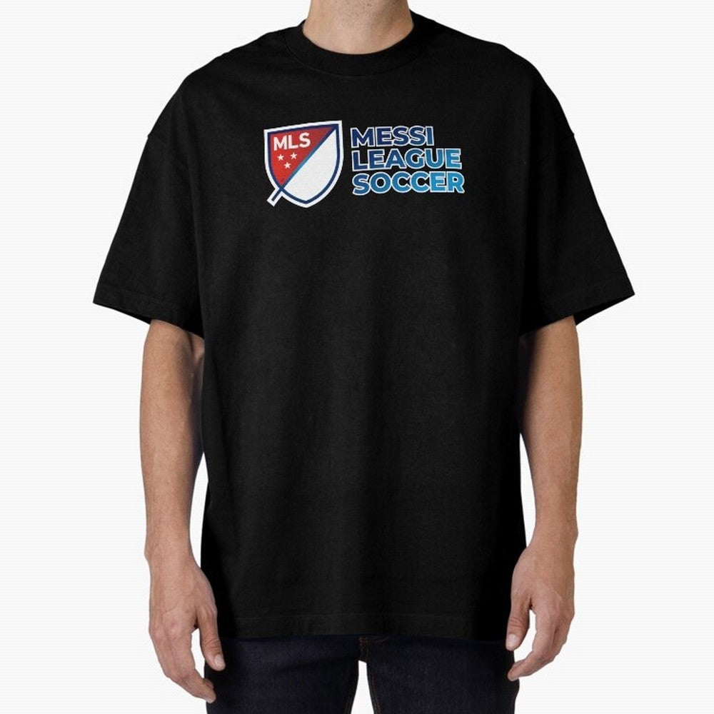 MLS Messi League Soccer Oversized T-Shirt Join Supporters Worldwide for FIFA World Cup 2026 Group Stage Capturing Messi, Neymar and Mbappe, England and Germany Energy, Goal Celebration Energy, Supporter Heritage, Football Icons and Worldwide