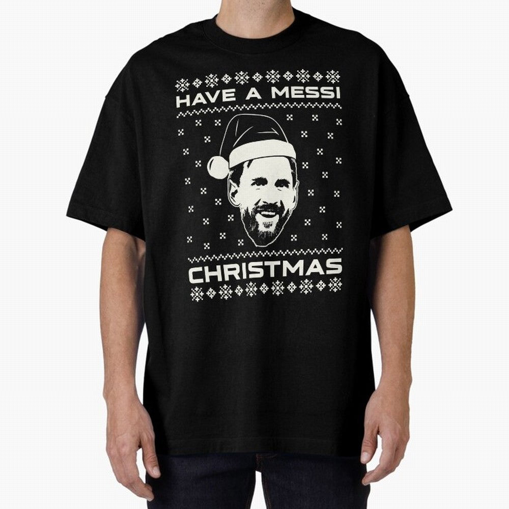 Lionel Messi Christmas Classic T-Shirt Turn Football Passion into FIFA World Cup 2026 Spirit, Inspired by Netherlands, Messi, CR7 and Mbappe, Match Day Excitement, Supporter Culture, Golden Goals and Global Football Passion; Ideal for Football