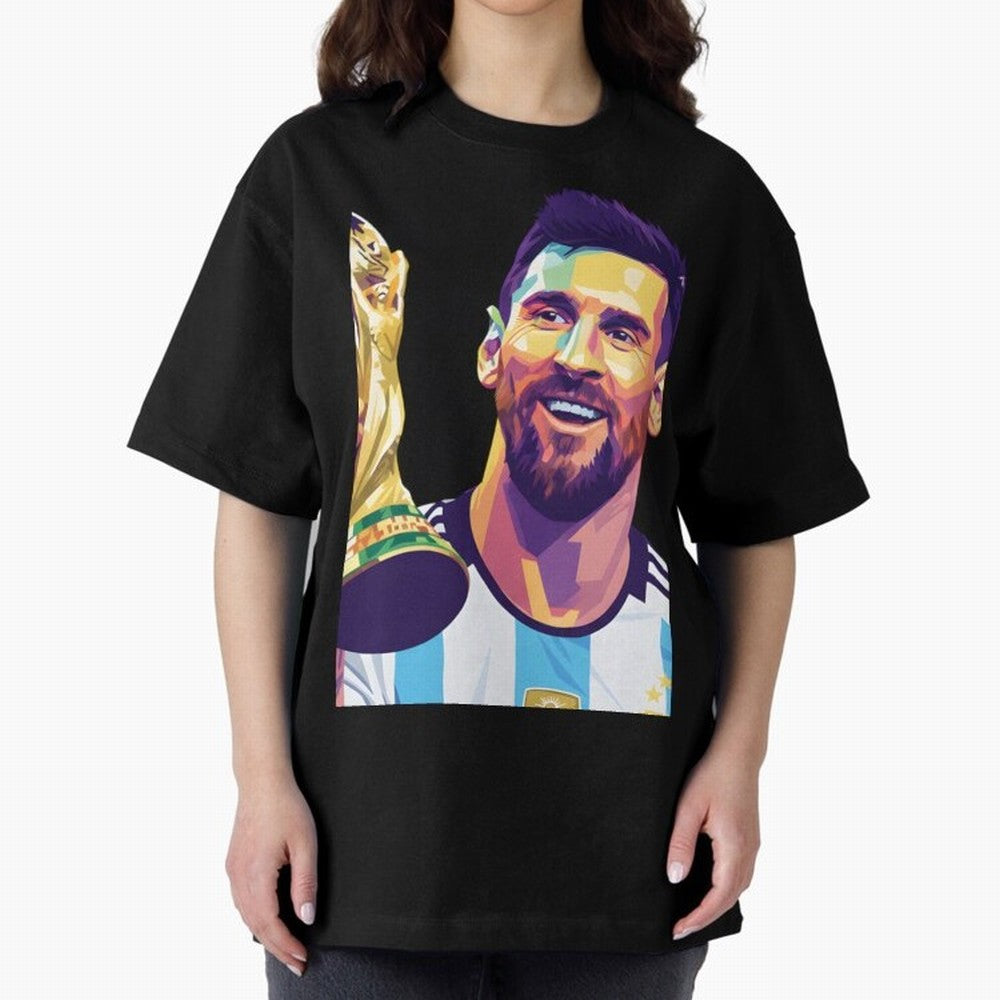 Messi wpap pop art Classic T-Shirt Stand with FIFA World Cup 2026 USA Canada Mexico Spirit, Highlighting Argentina, Neymar, Vintage Soccer Flavor, Modern Football Stars, National Flags and Final Night Emotion; Perfect for People Who Love Argentina,