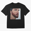 Take a look on Messi Oversized T-Shirt Capture FIFA World Cup 2026 Spirit, Centered on Portugal, Haaland and Mbappe, Football History, Final Match Energy, Crowd Noise and Once in a Lifetime Moments; Created for Match Day Parties, Soccer Gifts, Fan