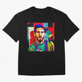 digital image of Messi Oversized T-Shirt Join Global Football Passion for FIFA World Cup 2026 USA Canada Mexico, Driven by Mbappe, Argentina, France and Brazil, Game Day Rituals, Football Legends, Country Pride and the Road to the Final; Ideal for