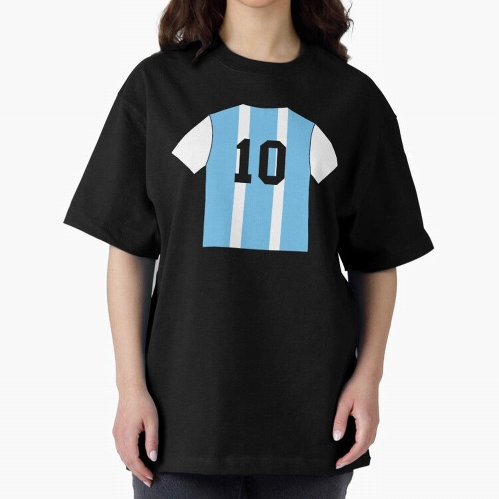 Messi, GOAT, Soccer, GOAL Oversized T-Shirt Bring Match Day Fire to FIFA World Cup 2026 Group Stage Highlighting CR7, Germany Energy, Football Festival Excitement, Trophy Ambitions, Country Rivalries and Star Player Buzz; Created for Match Day
