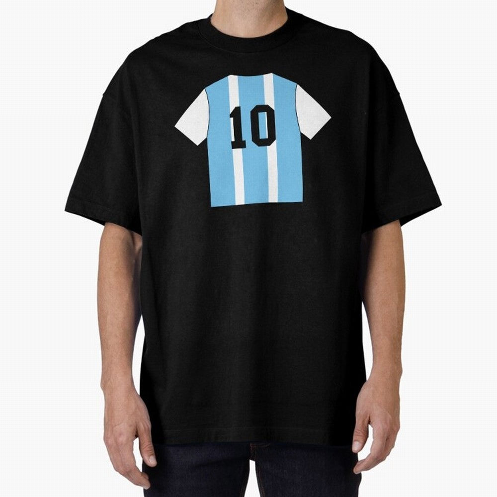 Messi, GOAT, Soccer, GOAL Oversized T-Shirt Bring Match Day Fire to FIFA World Cup 2026 Group Stage Highlighting CR7, Germany Energy, Football Festival Excitement, Trophy Ambitions, Country Rivalries and Star Player Buzz; Created for Match Day