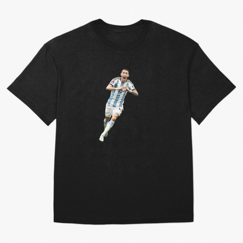 Angel Di Maria Oversized T-Shirt Show Championship Spirit for the FIFA World Cup 2026 USA Canada Mexico Journey through Neymar Highlights, Netherlands Pride, Tournament Hype, Historic Matchups, Family Viewing Parties and Global Sports Pride; Great