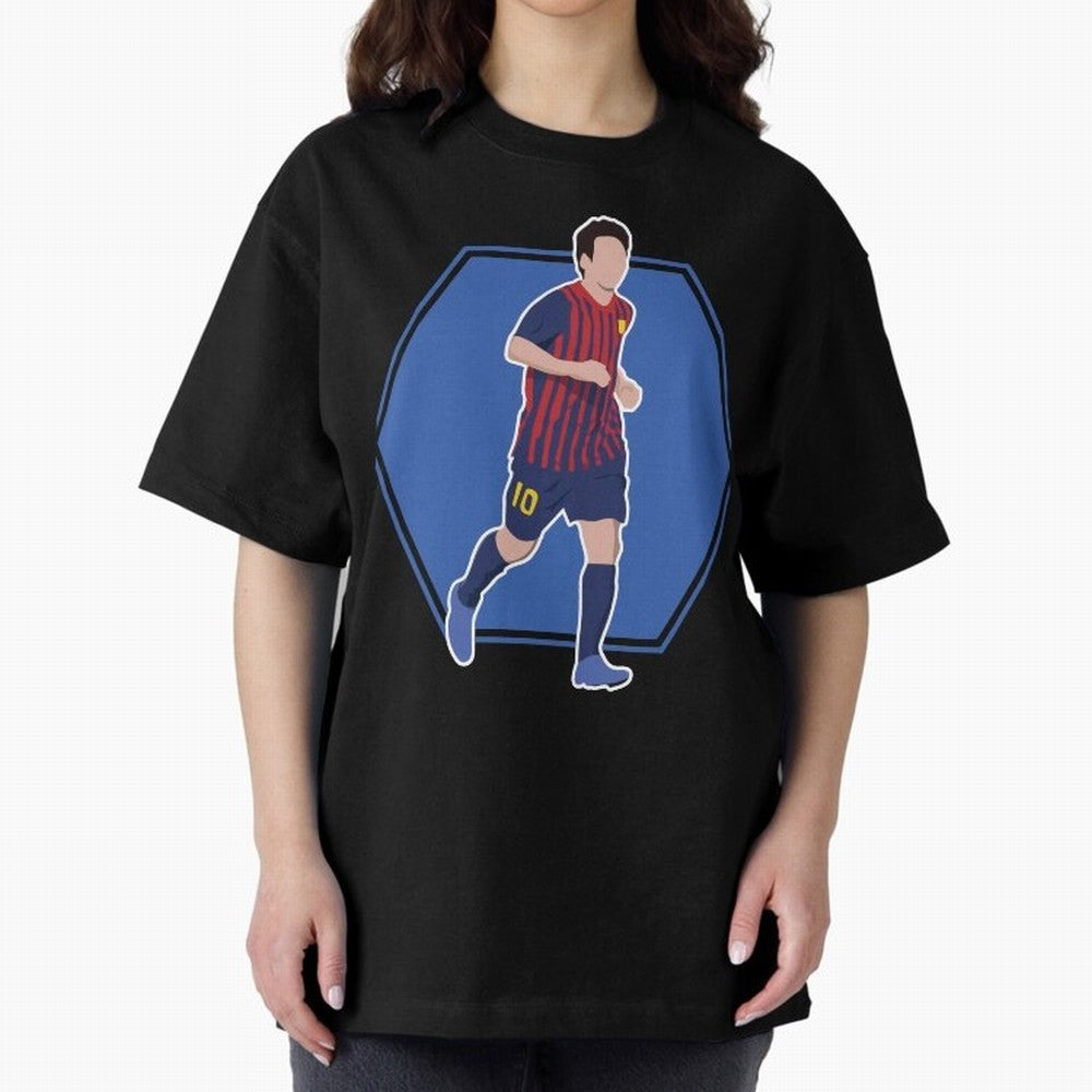 Messi Best Oversized T-Shirt Bring Retro Soccer Energy to Match Day Hype around FIFA World Cup 2026 USA Canada Mexico, Haaland and Mbappe, England, Global Supporter Spirit, Legendary Goals, National Colors and Tournament Celebration; Perfect for