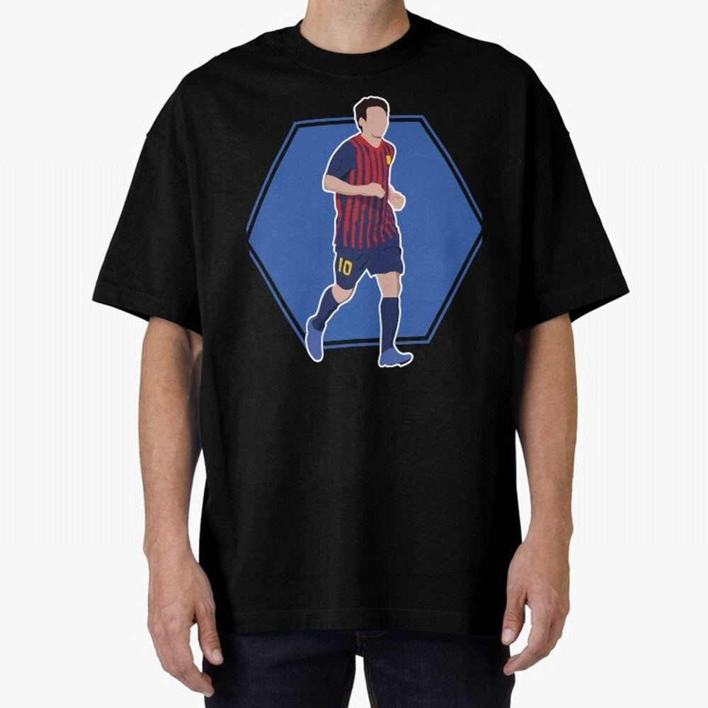 Messi Best Oversized T-Shirt Bring Retro Soccer Energy to Match Day Hype around FIFA World Cup 2026 USA Canada Mexico, Haaland and Mbappe, England, Global Supporter Spirit, Legendary Goals, National Colors and Tournament Celebration; Perfect for