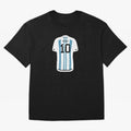 Messi Jersey Oversized T-Shirt Celebrate Fan Culture around FIFA World Cup 2026 USA Canada Mexico Spirit, Driven by France and Portugal, CR7 and Messi, Tournament Hype, Historic Matchups, Family Viewing Parties and Global Sports Pride; Ideal for