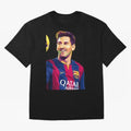 Messi wpap pop art Classic T-Shirt Fuel FIFA World Cup 2026 USA Canada Mexico for Fans of Messi and Spain and Netherlands, Bringing Sports Nostalgia, International Competition, Famous Players and Unforgettable Victories; Perfect for People Who Love