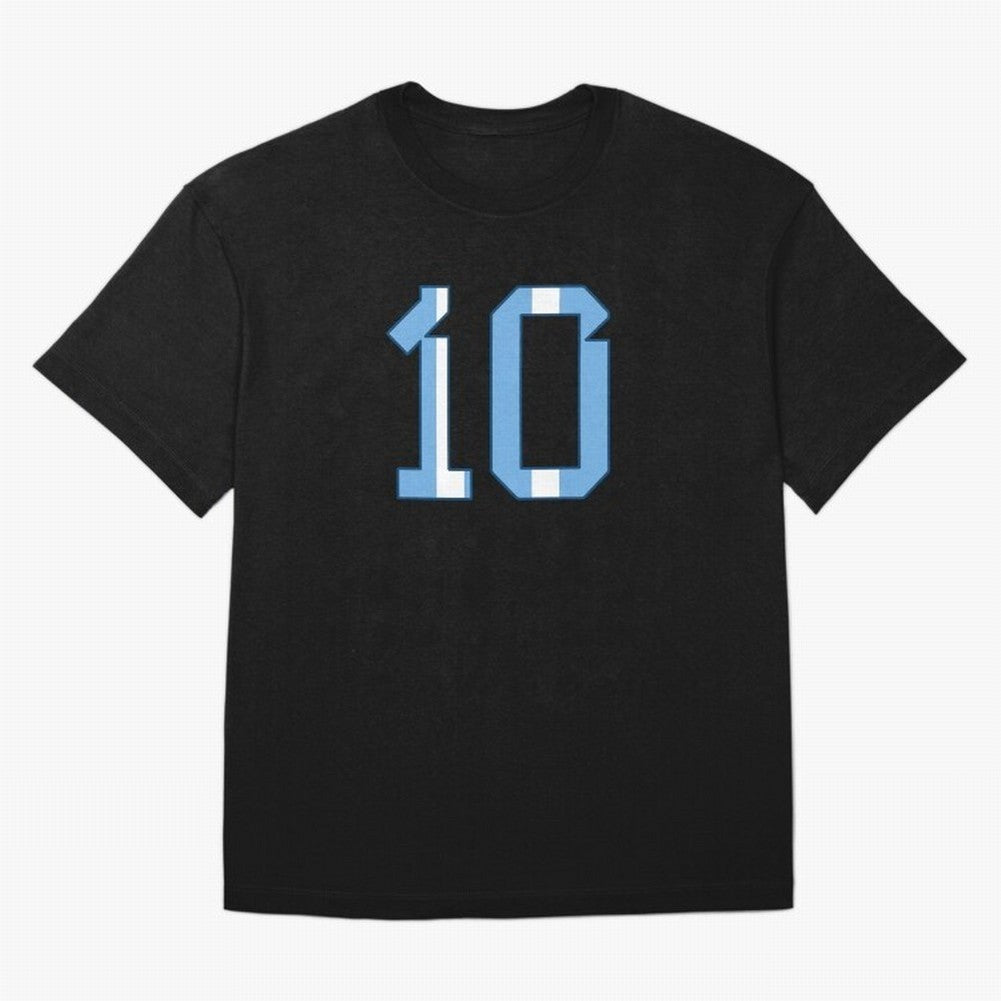 10 - Lionel Messi - Argentina Colours Classic T-Shirt Celebrate Football Heritage in the FIFA World Cup 2026 Group Stage Journey through Haaland and Mbappe Highlights, Portugal, Spain and Germany Pride, Stadium Memories, Football Loyalty,