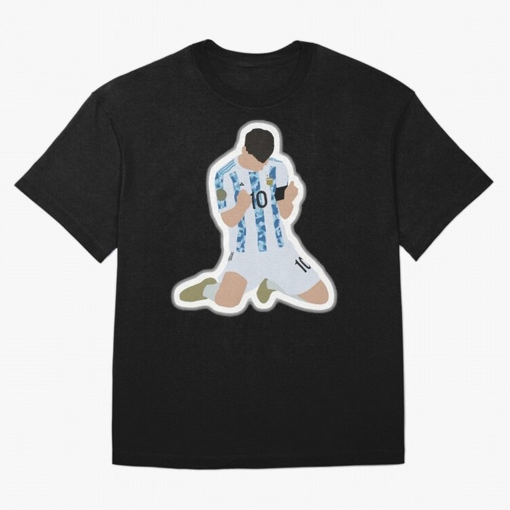 Messi Pop Art Portrait Classic T-Shirt Make Every Match About FIFA World Cup 2026 Group Stage for Fans of Cristiano Ronaldo and Argentina, France and Brazil, Bringing Champion Mindset, Group Stage Buzz, Knockout Tension and Passionate Fan Culture;