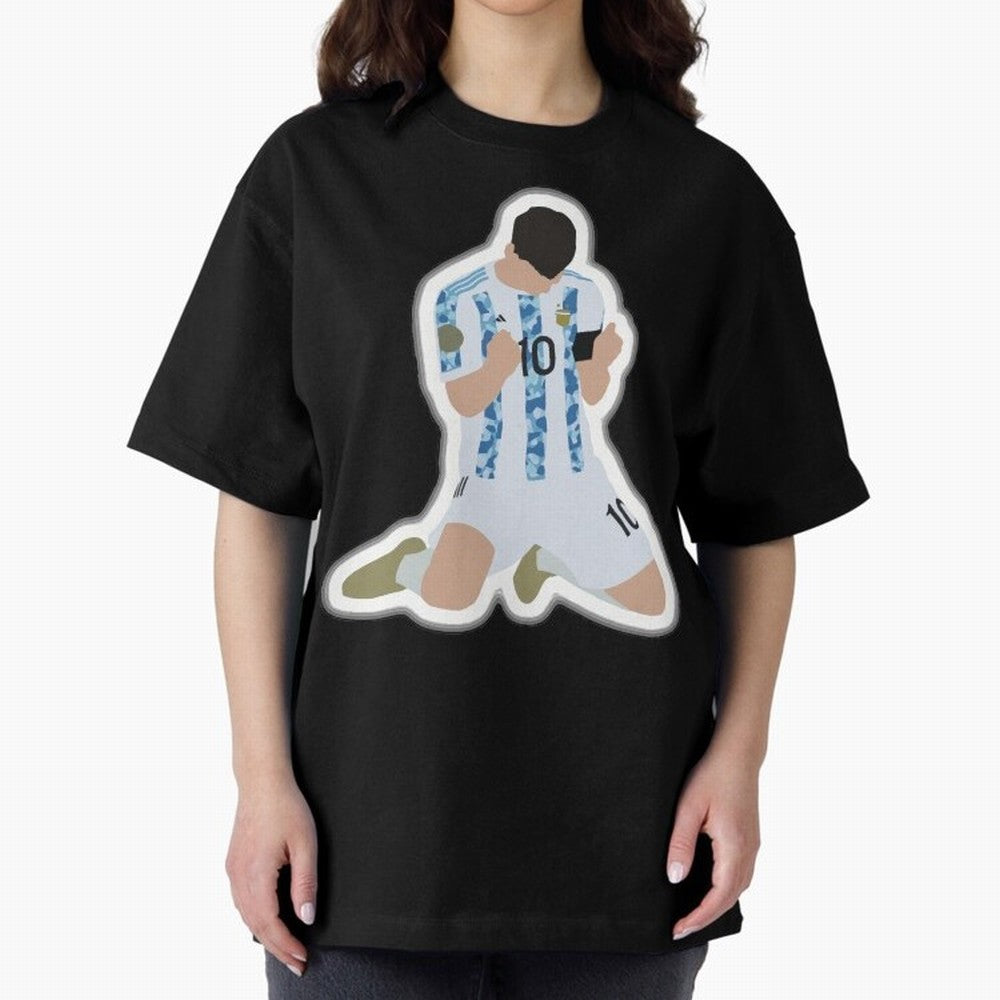 Messi Pop Art Portrait Classic T-Shirt Make Every Match About FIFA World Cup 2026 Group Stage for Fans of Cristiano Ronaldo and Argentina, France and Brazil, Bringing Champion Mindset, Group Stage Buzz, Knockout Tension and Passionate Fan Culture;