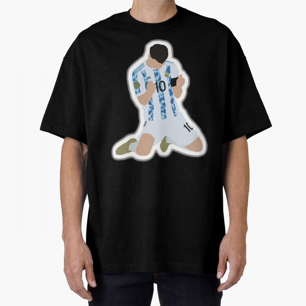 Messi Pop Art Portrait Classic T-Shirt Make Every Match About FIFA World Cup 2026 Group Stage for Fans of Cristiano Ronaldo and Argentina, France and Brazil, Bringing Champion Mindset, Group Stage Buzz, Knockout Tension and Passionate Fan Culture;