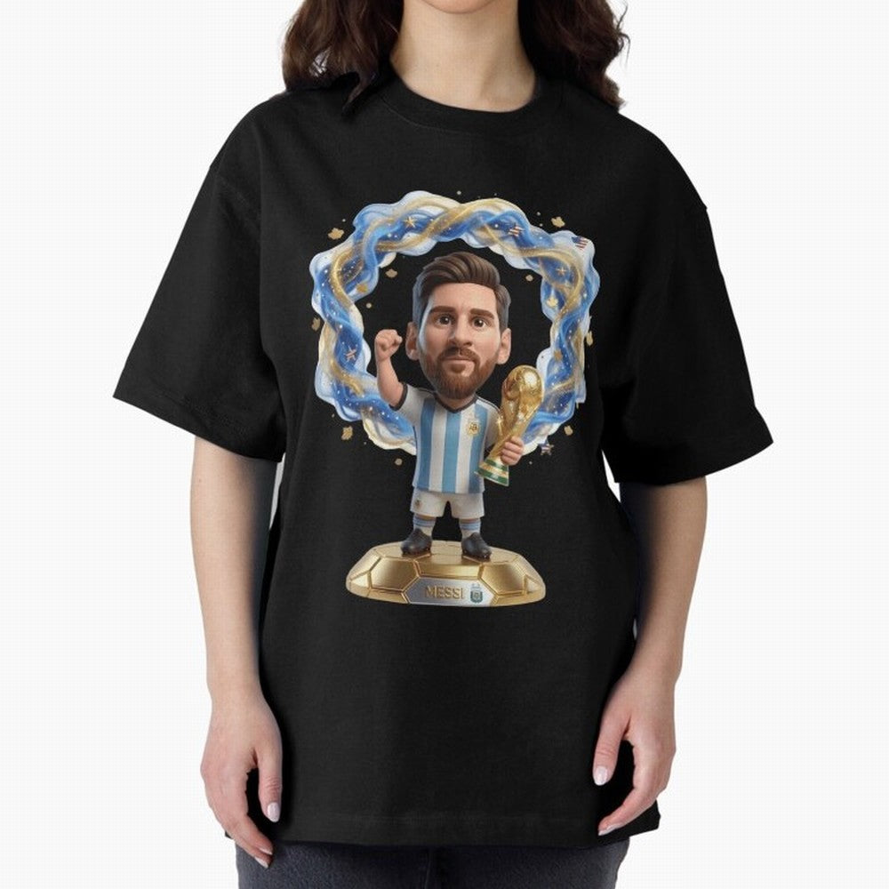 Messi Argentina 2026 - Legend Soccer Chibi 3D Classic T-Shirt Bring Match Day Fire to FIFA World Cup 2026 for Fans of Messi, CR7 and Mbappe and Portugal, Bringing Goal Celebration Energy, Supporter Heritage, Football Icons and Worldwide Tournament