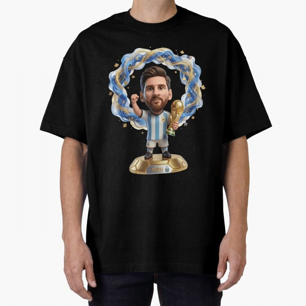 Messi Argentina 2026 - Legend Soccer Chibi 3D Classic T-Shirt Bring Match Day Fire to FIFA World Cup 2026 for Fans of Messi, CR7 and Mbappe and Portugal, Bringing Goal Celebration Energy, Supporter Heritage, Football Icons and Worldwide Tournament
