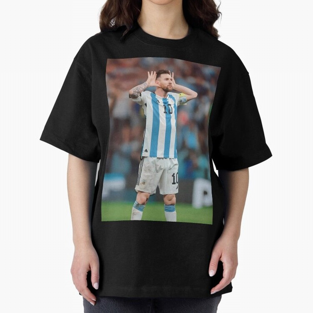 Lionel Messi In Qatar Wolrd Cup Classic T-Shirt Bring Retro Soccer Energy to FIFA World Cup 2026 USA Canada Mexico Spirit, Centered on Germany, Mbappe, Football History, Final Match Energy, Crowd Noise and Once in a Lifetime Moments; Great for