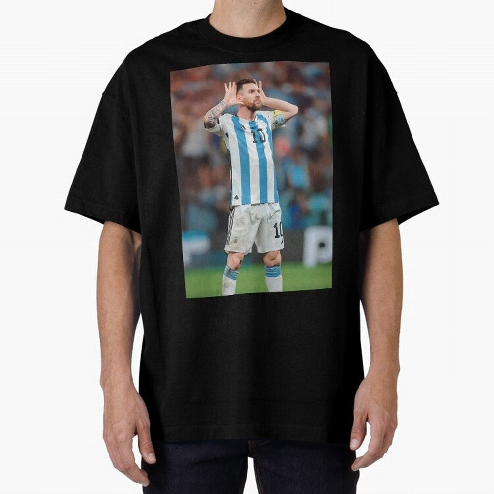 Lionel Messi In Qatar Wolrd Cup Classic T-Shirt Bring Retro Soccer Energy to FIFA World Cup 2026 USA Canada Mexico Spirit, Centered on Germany, Mbappe, Football History, Final Match Energy, Crowd Noise and Once in a Lifetime Moments; Great for