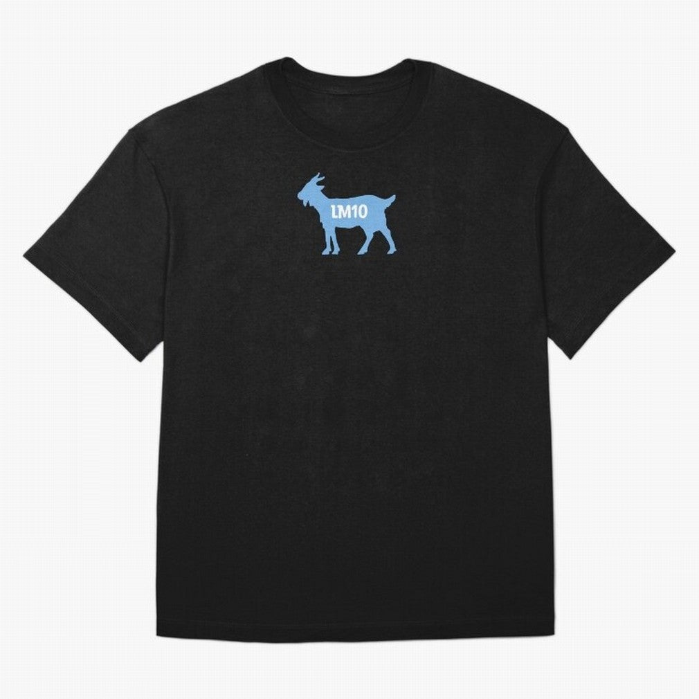 LM10 GOAT - Lionel Messi Oversized T-Shirt Celebrate Global Passion for the FIFA World Cup 2026 Group Stage Journey through Neymar, Haaland and Cristiano Ronaldo Highlights, Argentina Pride, Retro Football Energy, Iconic Rivalries, Trophy Chase