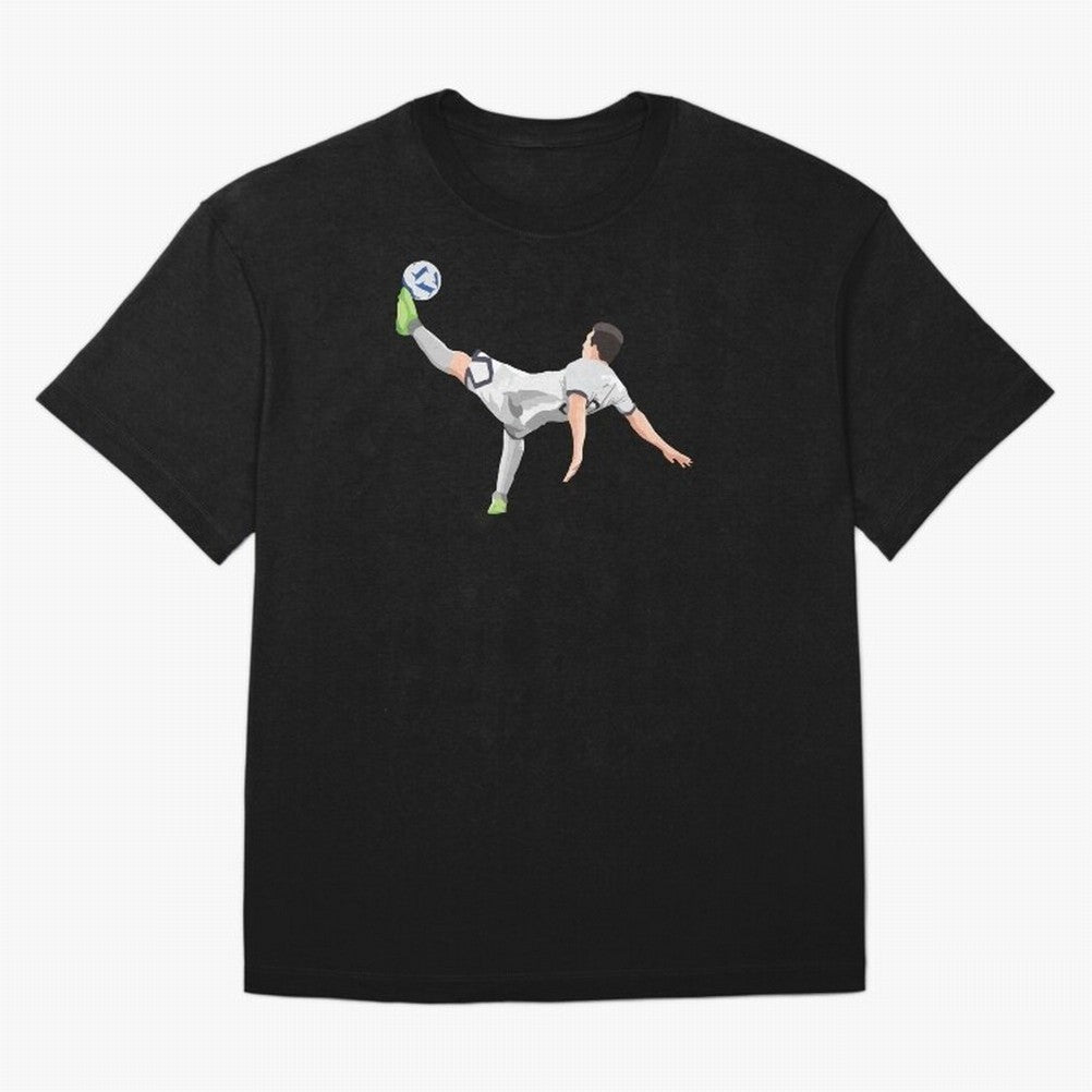 Messi Bicycle Kick Oversized T-Shirt Share the Excitement of FIFA World Cup 2026 Group Stage for Fans of Mbappe and Neymar and Spain and Netherlands, Bringing Fan Favorite Moments, National Team Passion, Big Match Drama and Soccer History; Great