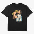 Messi Cup Oversized T-Shirt Bring Global Tournament Vibes to FIFA World Cup 2026 Group Stage for Fans of Neymar, Haaland and Cristiano Ronaldo and Spain, Bringing Global Supporter Spirit, Legendary Goals, National Colors and Tournament Celebration;