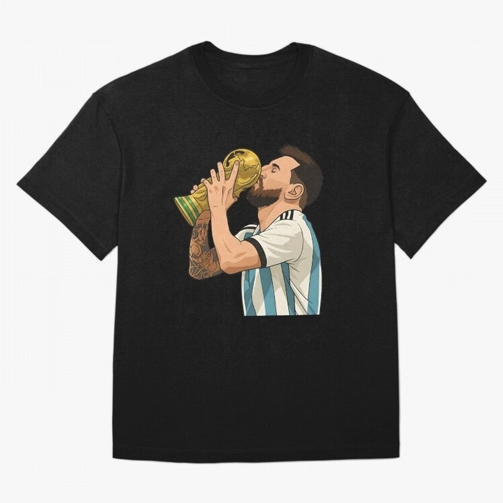 Messi Cup Oversized T-Shirt Bring Global Tournament Vibes to FIFA World Cup 2026 Group Stage for Fans of Neymar, Haaland and Cristiano Ronaldo and Spain, Bringing Global Supporter Spirit, Legendary Goals, National Colors and Tournament Celebration;