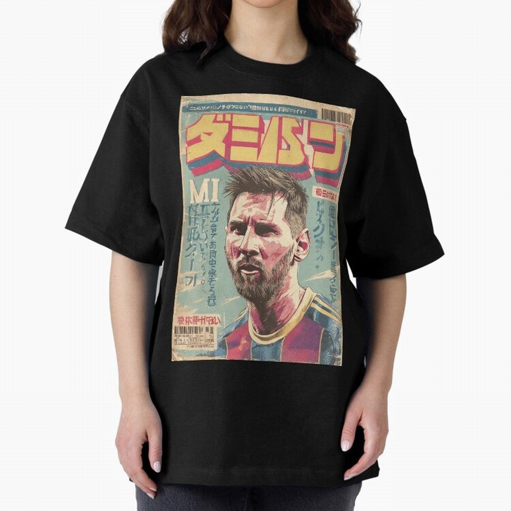 Messi the Goat Japanese Vintage Poster Classic T-Shirt Bring Bold Fan Energy to the FIFA World Cup 2026 Journey through Messi, CR7 and Mbappe Highlights, France Pride, Football History, Final Match Energy, Crowd Noise and Once in a Lifetime