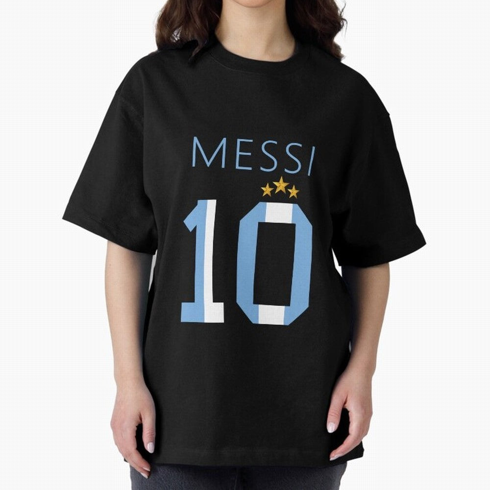 Messi argentina number 10 with 3 stars ver 1 Classic T-Shirt Experience the Global Stage of Global Football Passion for FIFA World Cup 2026 Group Stage, with Cristiano Ronaldo, Netherlands, Soccer Culture, Superstar Moments, National Team Dreams