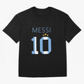 Messi argentina number 10 with 3 stars ver 1 Classic T-Shirt Experience the Global Stage of Global Football Passion for FIFA World Cup 2026 Group Stage, with Cristiano Ronaldo, Netherlands, Soccer Culture, Superstar Moments, National Team Dreams