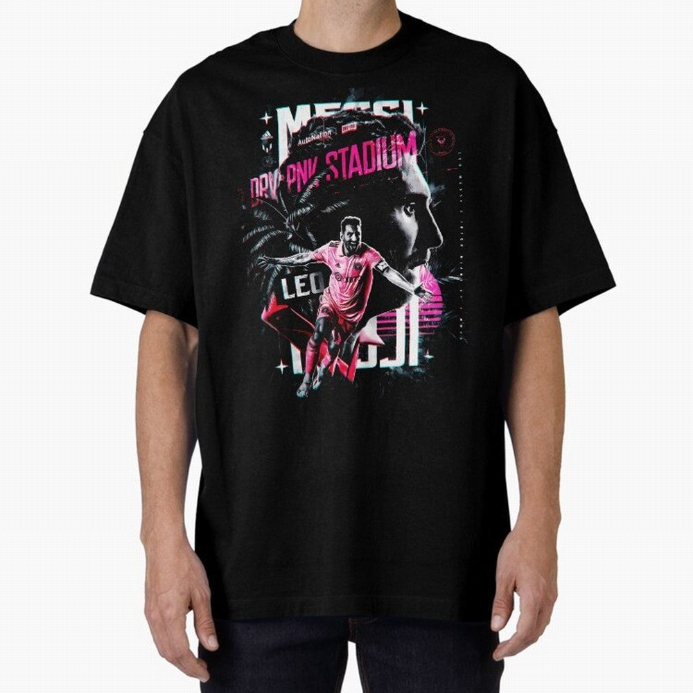 Messi The GOAT Oversized T-Shirt Feel the Roar of FIFA World Cup 2026 Spirit, Driven by England, France and Netherlands, CR7, Sports Nostalgia, International Competition, Famous Players and Unforgettable Victories; Perfect for People Who Love