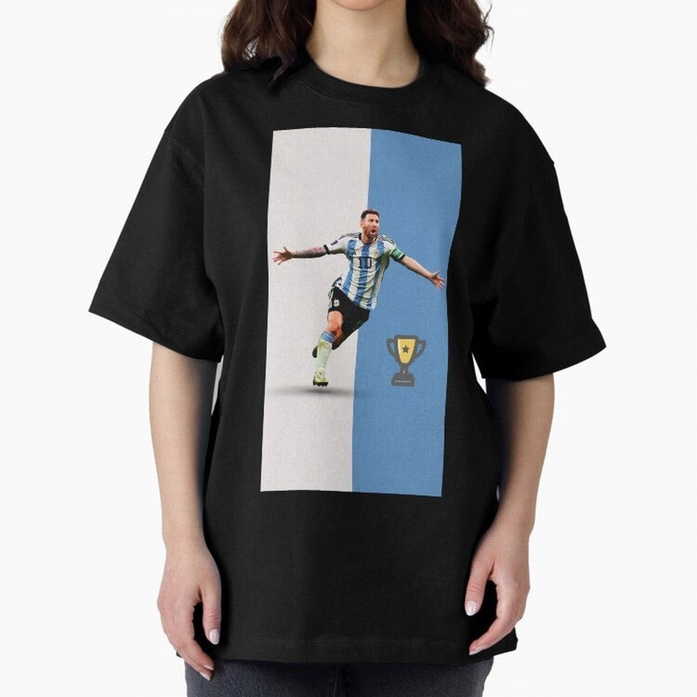 World Cup /Lional Messi/football, soccer Oversized T-Shirt Celebrate Fan Favorites in FIFA World Cup 2026 Group Stage for Fans of Messi, Neymar and Mbappe and Spain, Bringing Match Day Excitement, Supporter Culture, Golden Goals and Global Football