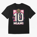 Messi Pop Art Portrait Classic T-Shirt Honor the Football Icons of Global Football Passion for FIFA World Cup 2026, Celebrating Neymar, Haaland and Cristiano Ronaldo, Argentina, Goal Celebration Energy, Supporter Heritage, Football Icons and