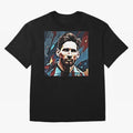 Messi The GOAT Oversized T-Shirt Turn Up for Match Day Hype around FIFA World Cup 2026 USA Canada Mexico, Messi, Neymar and Mbappe, Spain, Sports Nostalgia, International Competition, Famous Players and Unforgettable Victories; Great for Supporters