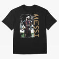 Messi Pop Art Portrait Oversized T-Shirt Experience the Global Stage of FIFA World Cup 2026 Group Stage Built around Mbappe and Neymar, Argentina, France and Brazil Energy, Stadium Chants, National Pride, Trophy Dreams and Unforgettable Football