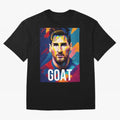 Messi Pop Art Portrait Classic T-Shirt Live the Energy of the FIFA World Cup 2026 Group Stage Journey through Messi and Cristiano Ronaldo Highlights, Spain Pride, Soccer Culture, Superstar Moments, National Team Dreams and Competitive Fire; Created