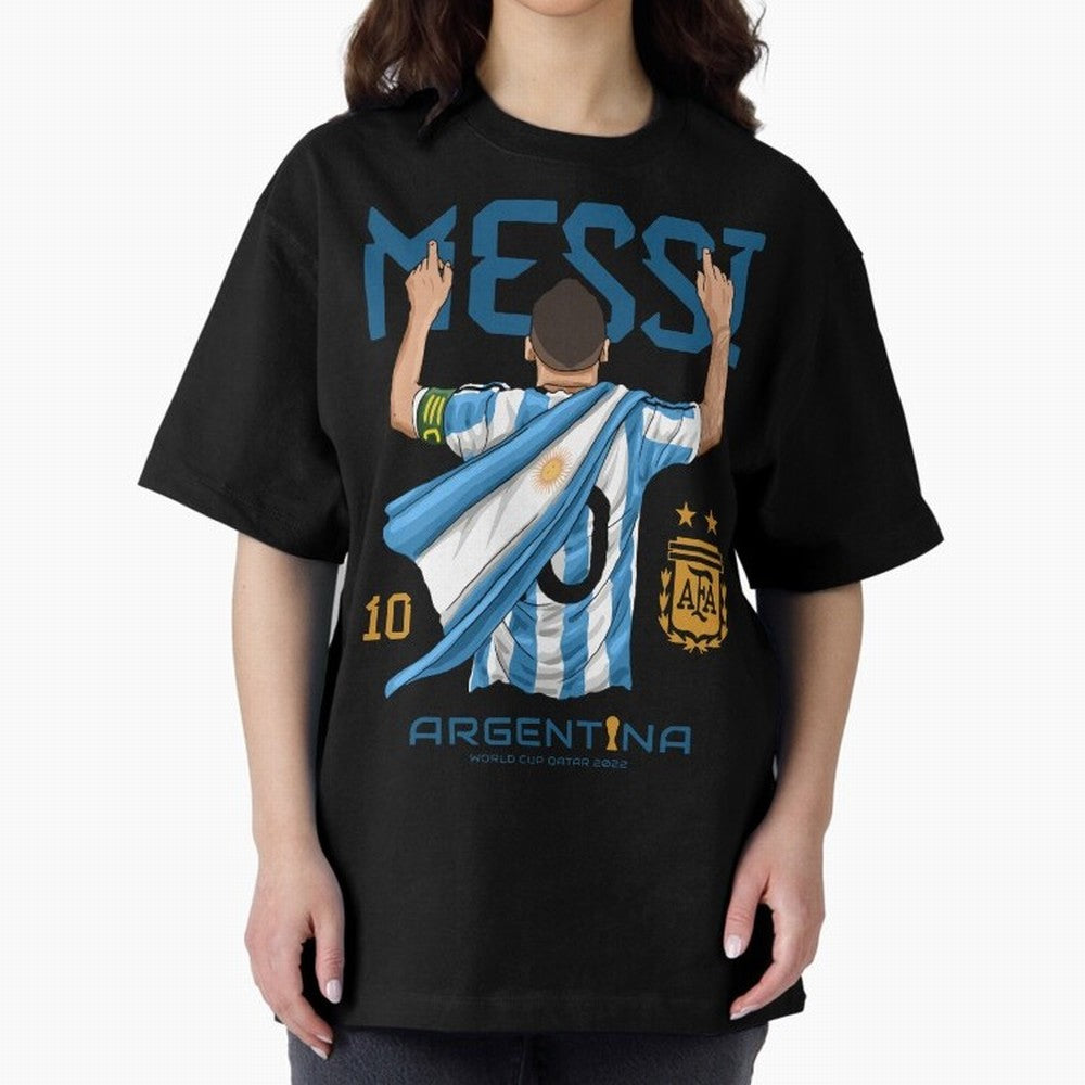 Messi Pop Art Portrait Classic T-Shirt Build the FIFA World Cup 2026 Group Stage Journey through Haaland and Mbappe Highlights, England and Germany Pride, Football Passion, Legendary Performances, Festival Vibes and Supporter Community; Built for