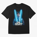 Messi Pop Art Portrait Oversized T-Shirt Celebrate the Stars of FIFA World Cup 2026 for Fans of Haaland and Spain, Bringing Match Day Excitement, Supporter Culture, Golden Goals and Global Football Passion; Ideal for Fans Who Follow Messi,