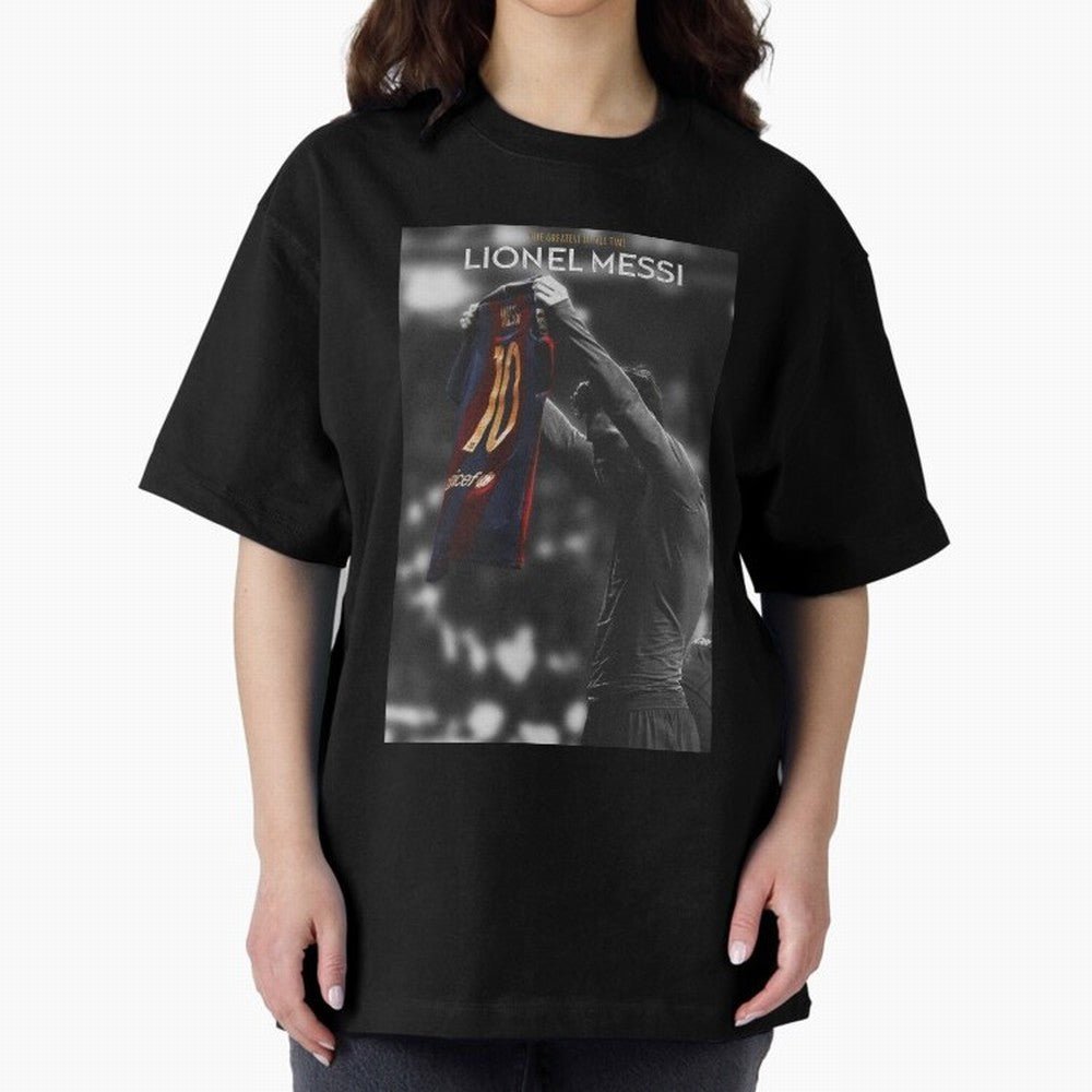 Lionel Messi GOAT Boxy T-Shirt Join the Global Buzz around FIFA World Cup 2026 Spirit, with Germany, Messi, Match Day Excitement, Supporter Culture, Golden Goals and Global Football Passion; Made for Die Hard Supporters, Soccer Lovers, Game Day