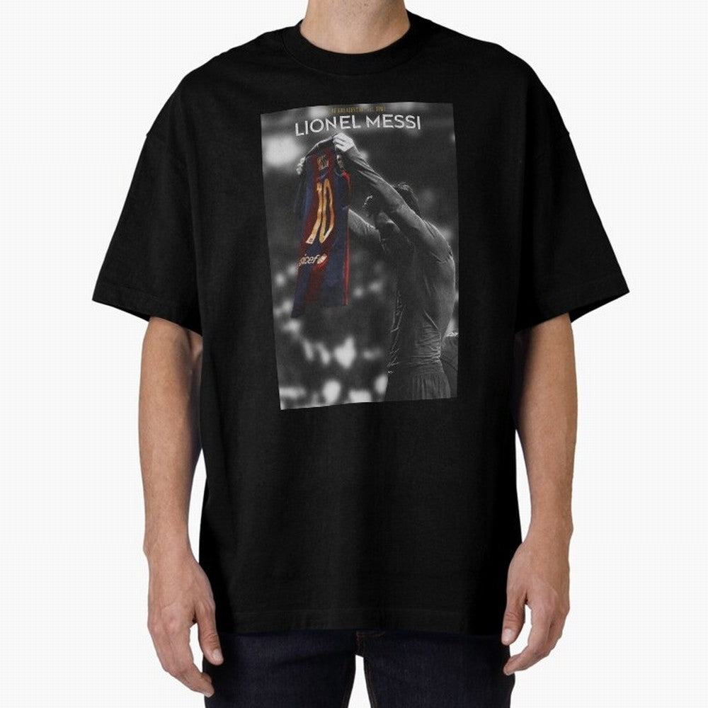 Lionel Messi GOAT Boxy T-Shirt Join the Global Buzz around FIFA World Cup 2026 Spirit, with Germany, Messi, Match Day Excitement, Supporter Culture, Golden Goals and Global Football Passion; Made for Die Hard Supporters, Soccer Lovers, Game Day