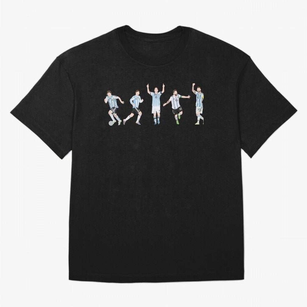 Messi in the World Cups since 2006 Oversized T-Shirt Bring Supporter Culture to Global Football Passion for FIFA World Cup 2026, Celebrating Messi, Neymar and Mbappe, Portugal, Spain and Germany, Football Passion, Legendary Performances, Festival