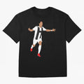Ronaldo Oversized T-Shirt Upgrade FIFA World Cup 2026 USA Canada Mexico Capturing Cristiano Ronaldo, Haaland and CR7, Germany Energy, Classic Soccer Heritage, Championship Pressure, Fan Loyalty and International Pride; Great for Watch Parties,