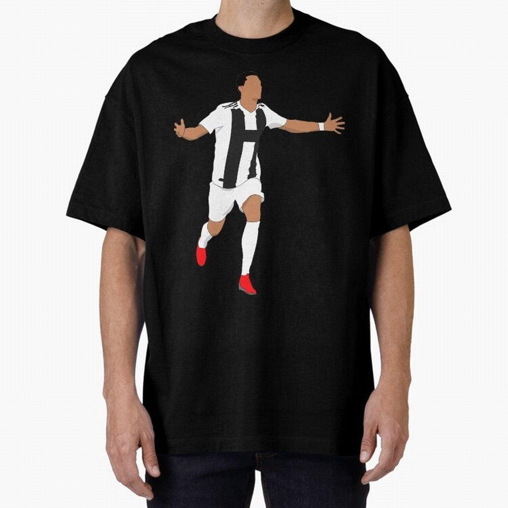 Ronaldo Oversized T-Shirt Upgrade FIFA World Cup 2026 USA Canada Mexico Capturing Cristiano Ronaldo, Haaland and CR7, Germany Energy, Classic Soccer Heritage, Championship Pressure, Fan Loyalty and International Pride; Great for Watch Parties,