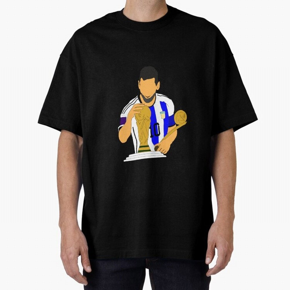 lionel messi Oversized T-Shirt Celebrate National Team Dreams in FIFA World Cup 2026 USA Canada Mexico Spirit, Featuring England, Messi, Championship Spirit, Famous Goals, Roaring Crowds and International Football Unity; Perfect for Supporters Who