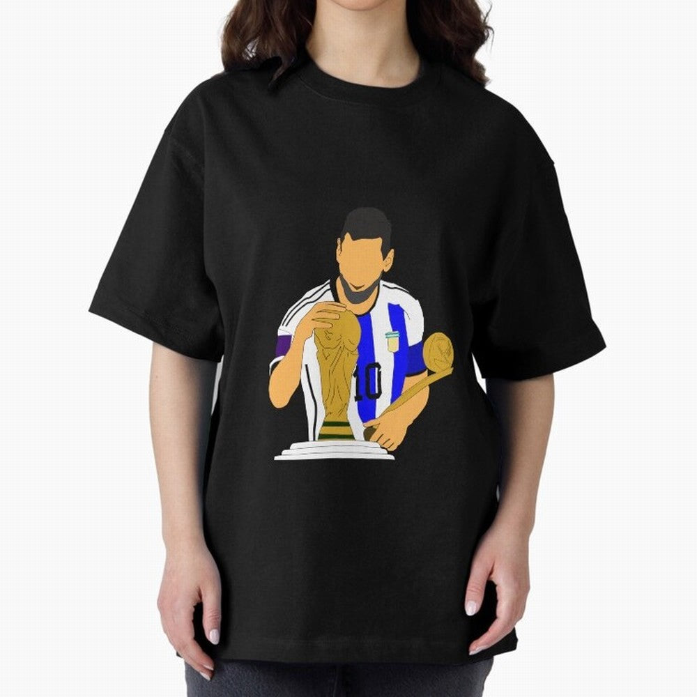 lionel messi Oversized T-Shirt Celebrate National Team Dreams in FIFA World Cup 2026 USA Canada Mexico Spirit, Featuring England, Messi, Championship Spirit, Famous Goals, Roaring Crowds and International Football Unity; Perfect for Supporters Who