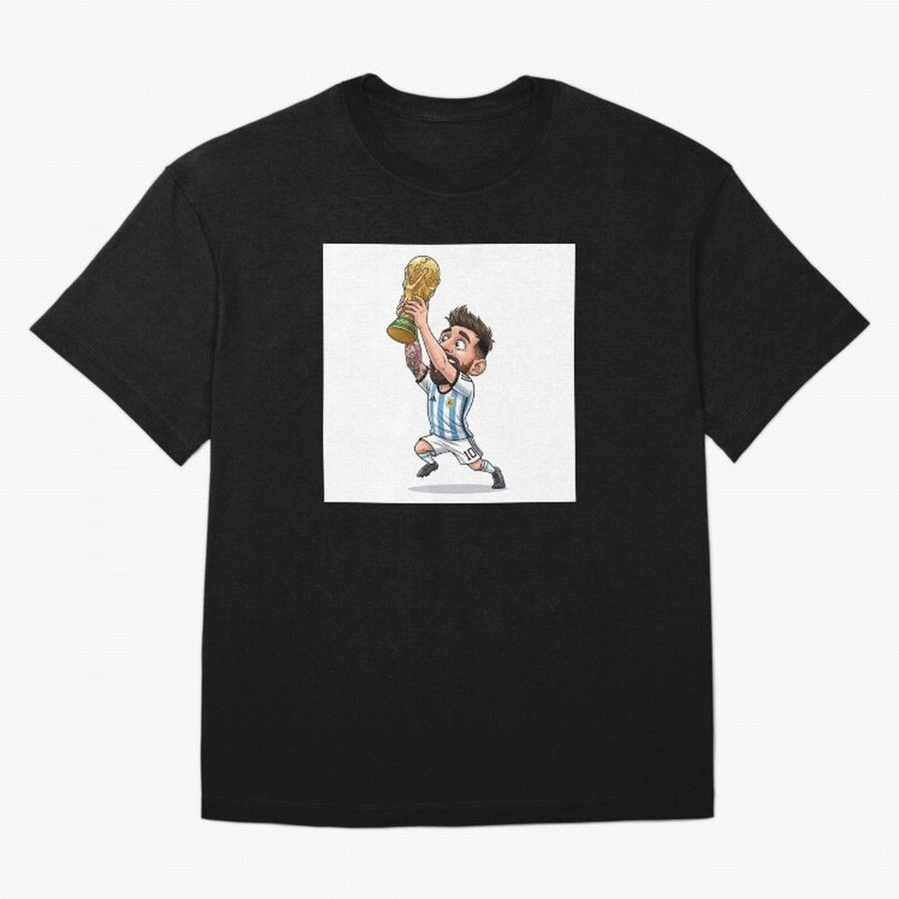 Lionel Messi Oversized T-Shirt Show Your Tournament Heart for FIFA World Cup 2026 USA Canada Mexico for Fans of Mbappe and Spain and Netherlands, Bringing Game Day Rituals, Football Legends, Country Pride and the Road to the Final; Made for Die