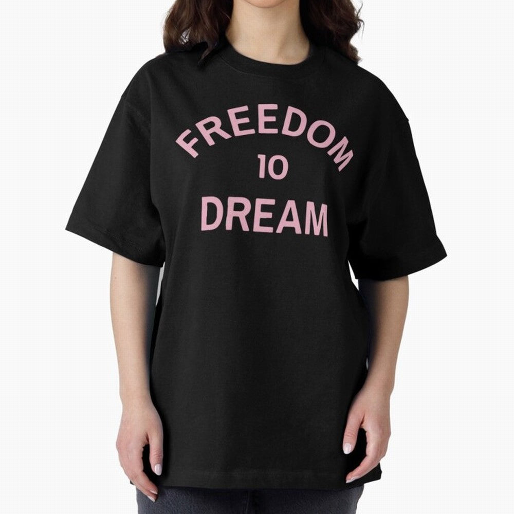 Freedom 10 Dream Oversized T-Shirt Show Up for the Glory of the FIFA World Cup 2026 Journey through CR7 and Messi Highlights, Argentina Pride, Stadium Chants, National Pride, Trophy Dreams and Unforgettable Football Memories; Made for Collectors
