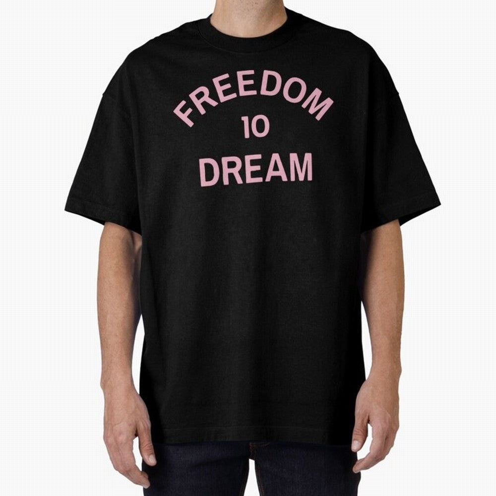 Freedom 10 Dream Oversized T-Shirt Show Up for the Glory of the FIFA World Cup 2026 Journey through CR7 and Messi Highlights, Argentina Pride, Stadium Chants, National Pride, Trophy Dreams and Unforgettable Football Memories; Made for Collectors